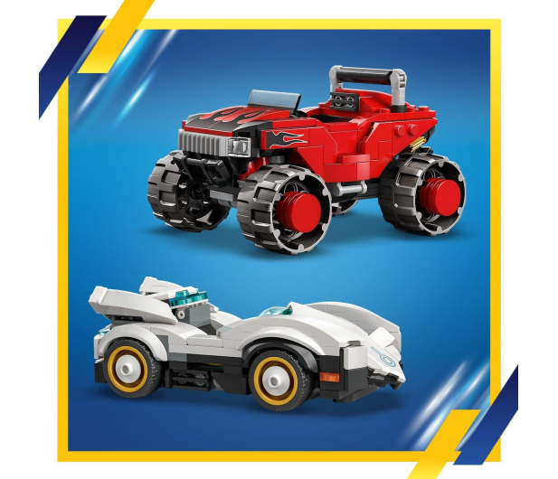 LEGO SONIC 77118 Silver w samochodzie kontra Knuckles w monster t - 1473587 - zdjęcie 7